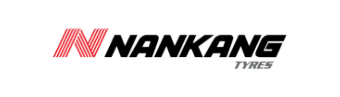 Nankang Tires Logo NANKANG TYRES logo with a red striped 'N' mark and bold black lettering