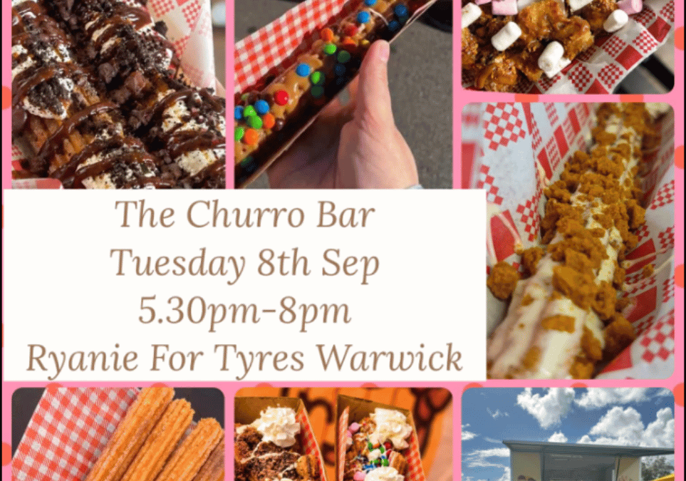 Warwick Turns Out for The Churro Bar at Ryanie for Tyres